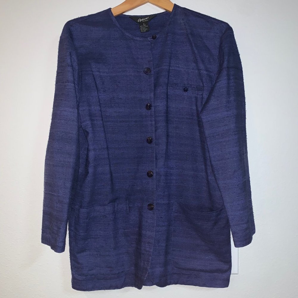 Options Melrose raw silk jacket L